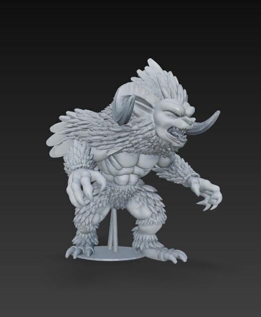 Howling Beast  3D model_1