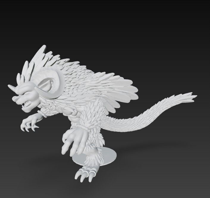 Howling Beast  3D model_23