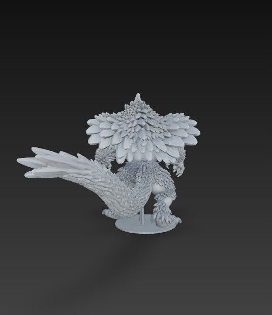 Howling Beast  3D model_2