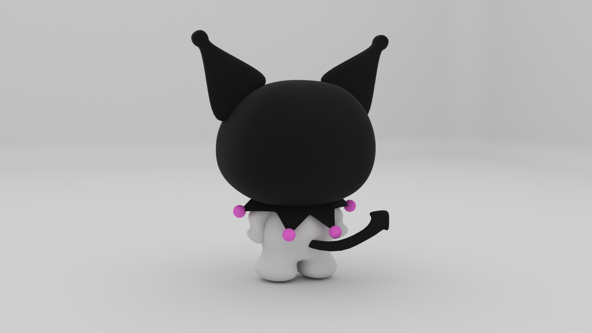Kuromi 3d model made in blender 3D model_9