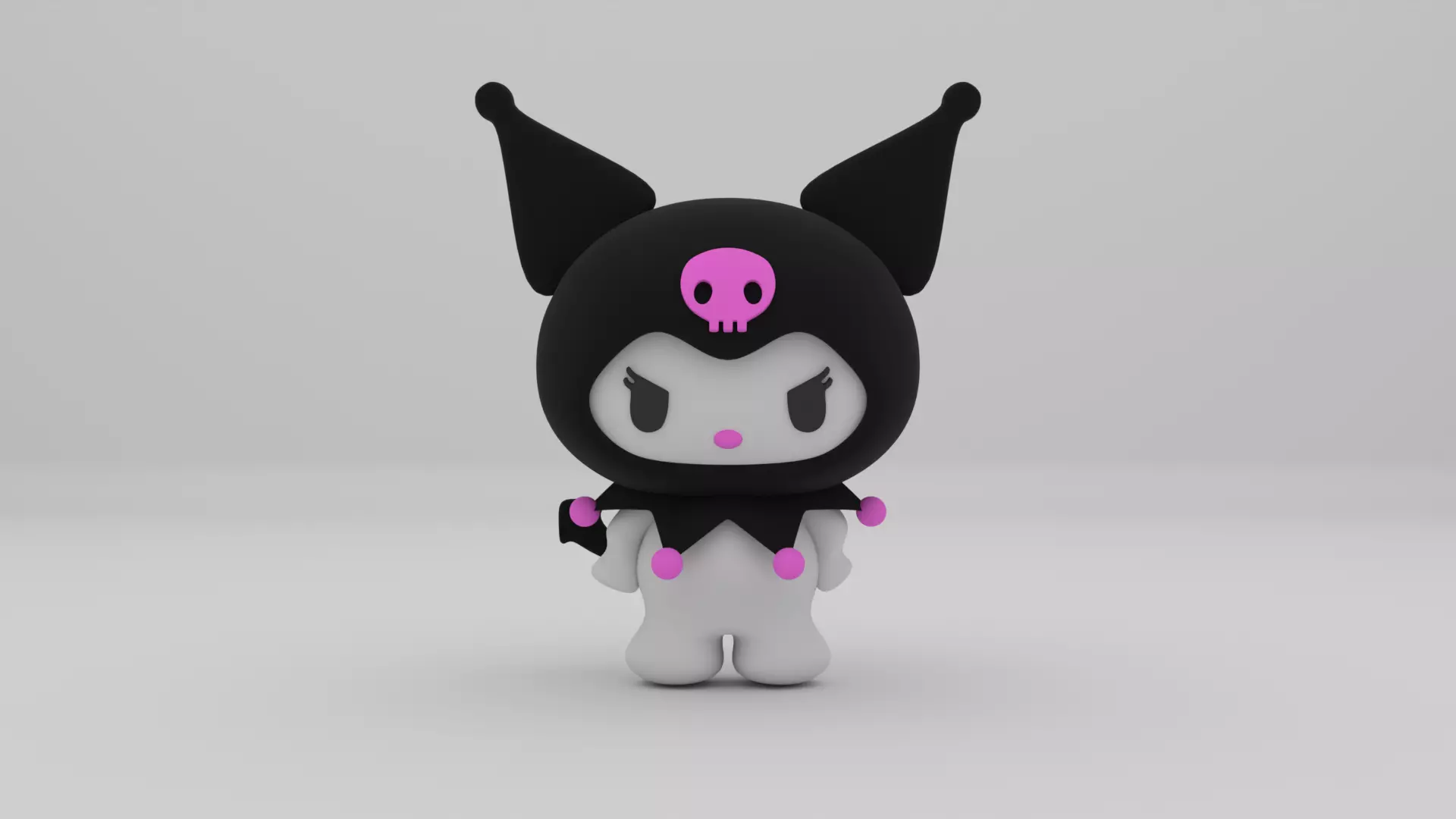 Kuromi 3d model made in blender 3D model_0