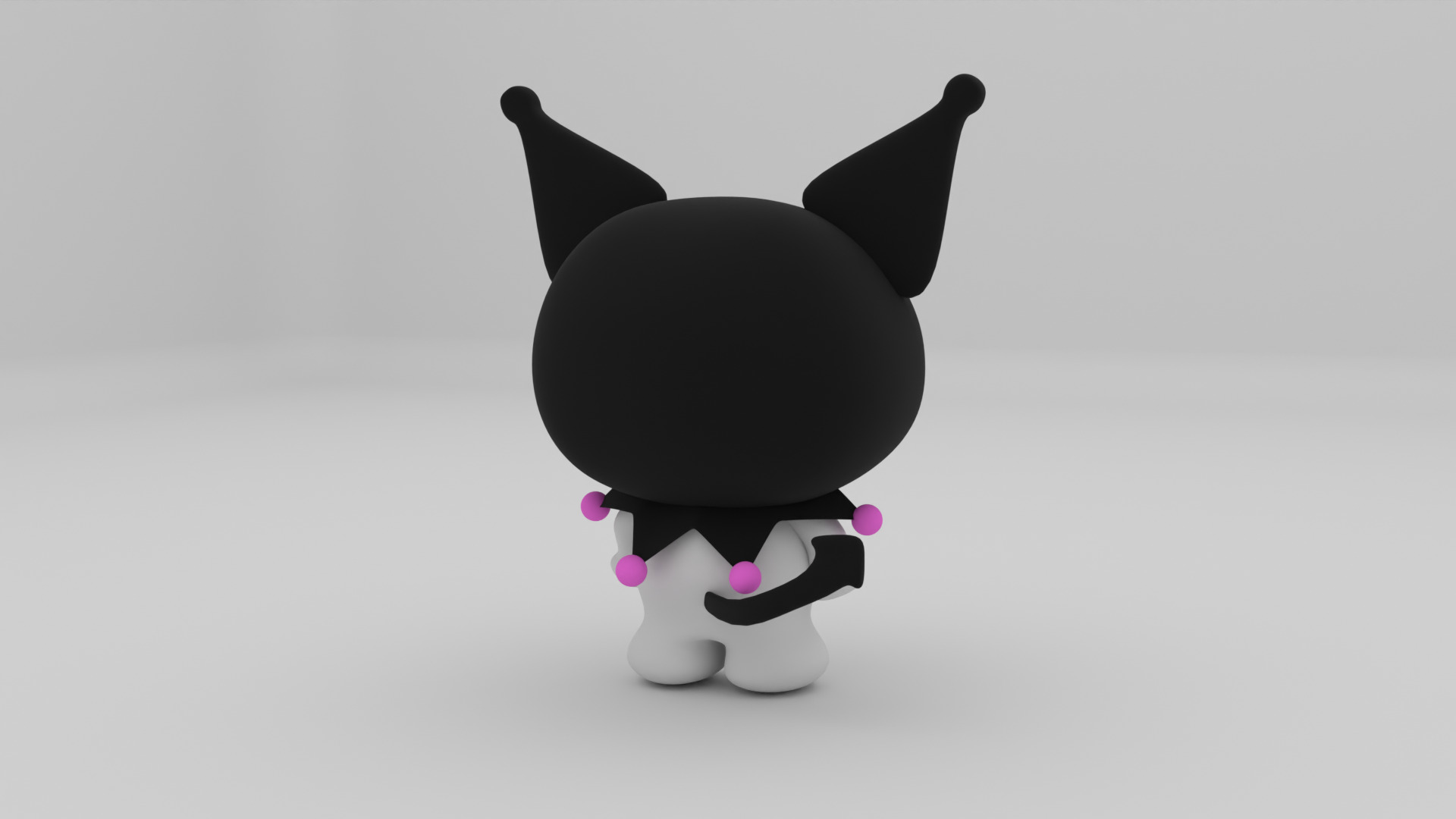 Kuromi 3d model made in blender 3D model_8