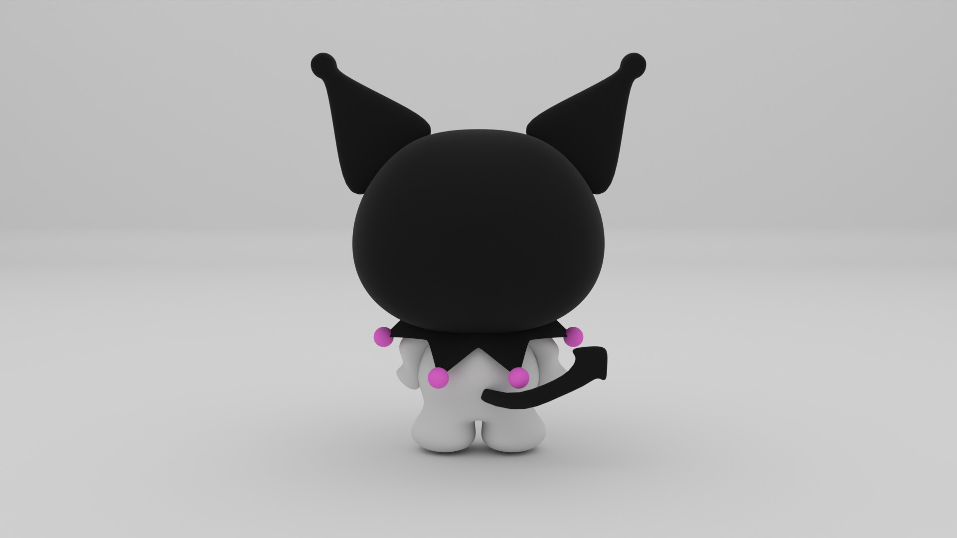 Kuromi 3d model made in blender 3D model_7