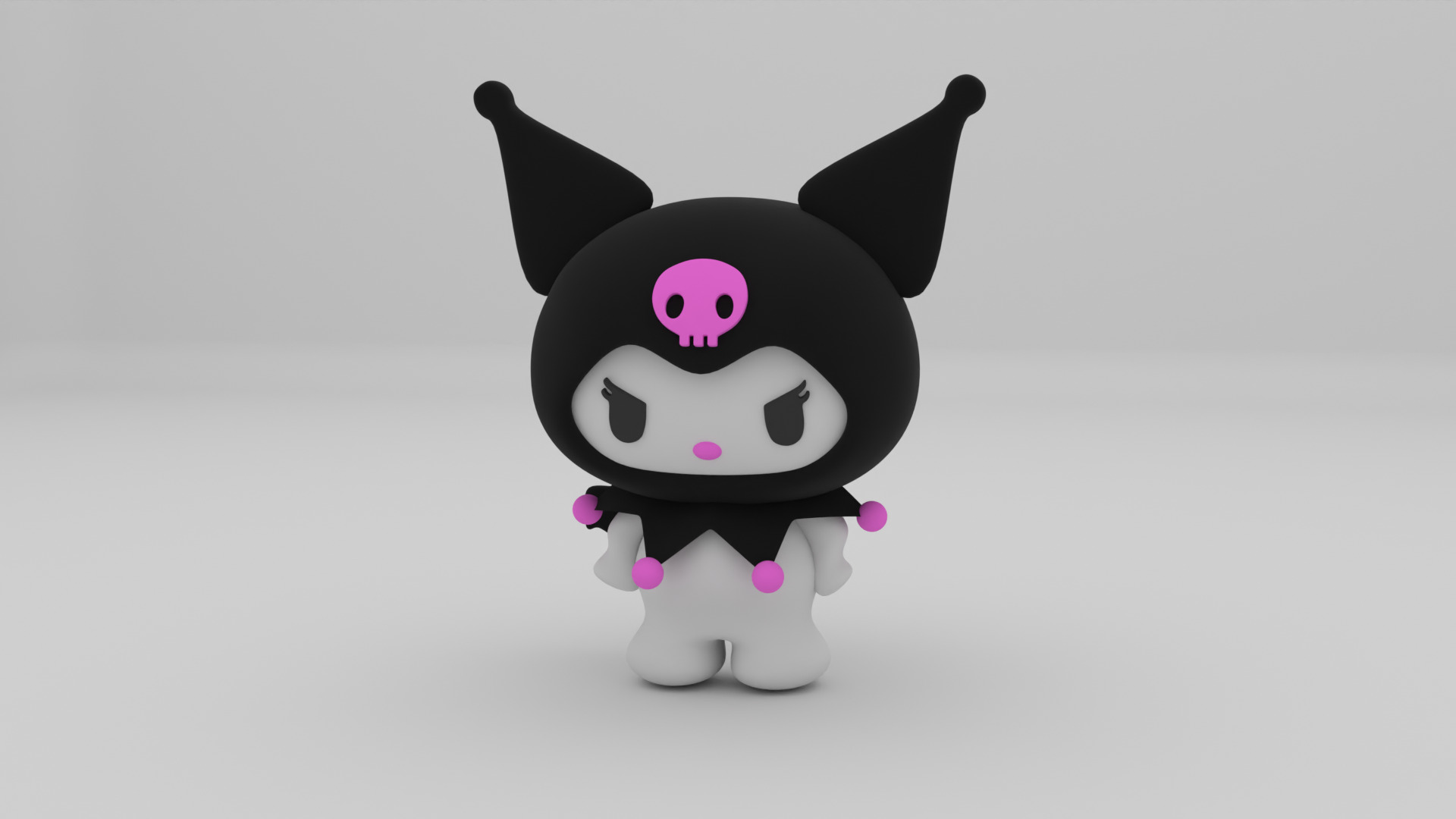Kuromi 3d model made in blender 3D model_5