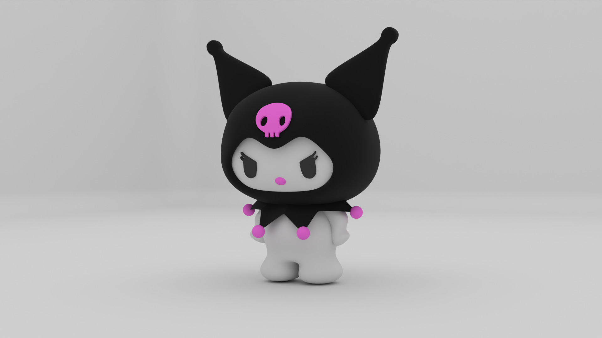 Kuromi 3d model made in blender 3D model_1