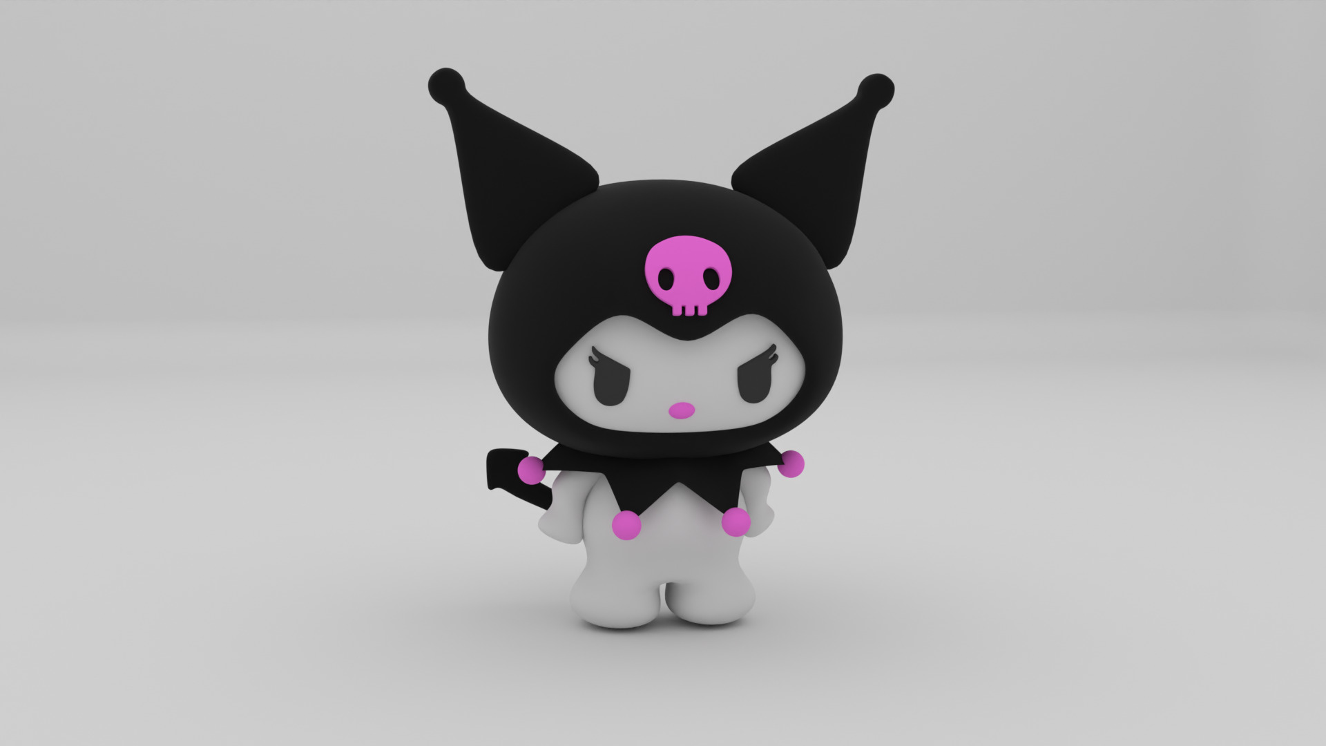 Kuromi 3d model made in blender 3D model_6