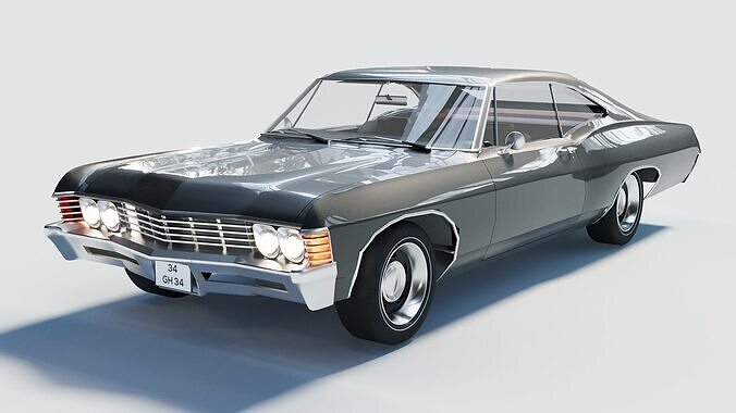 1967 Chevrolet Impala 3D Model for Architectural Visualization  3D model
