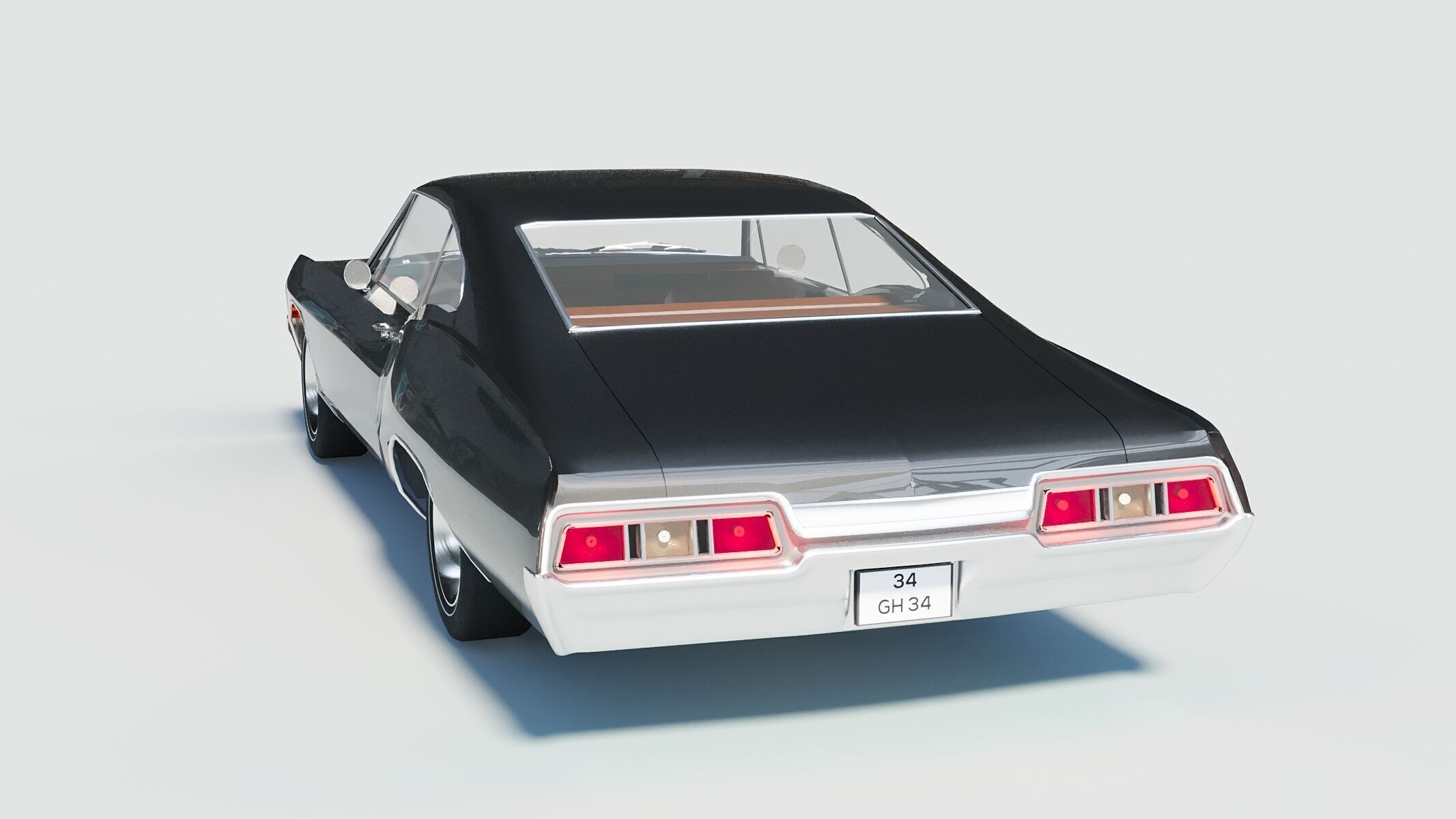 1967 Chevrolet Impala 3D Model for Architectural Visualization  3D model_5