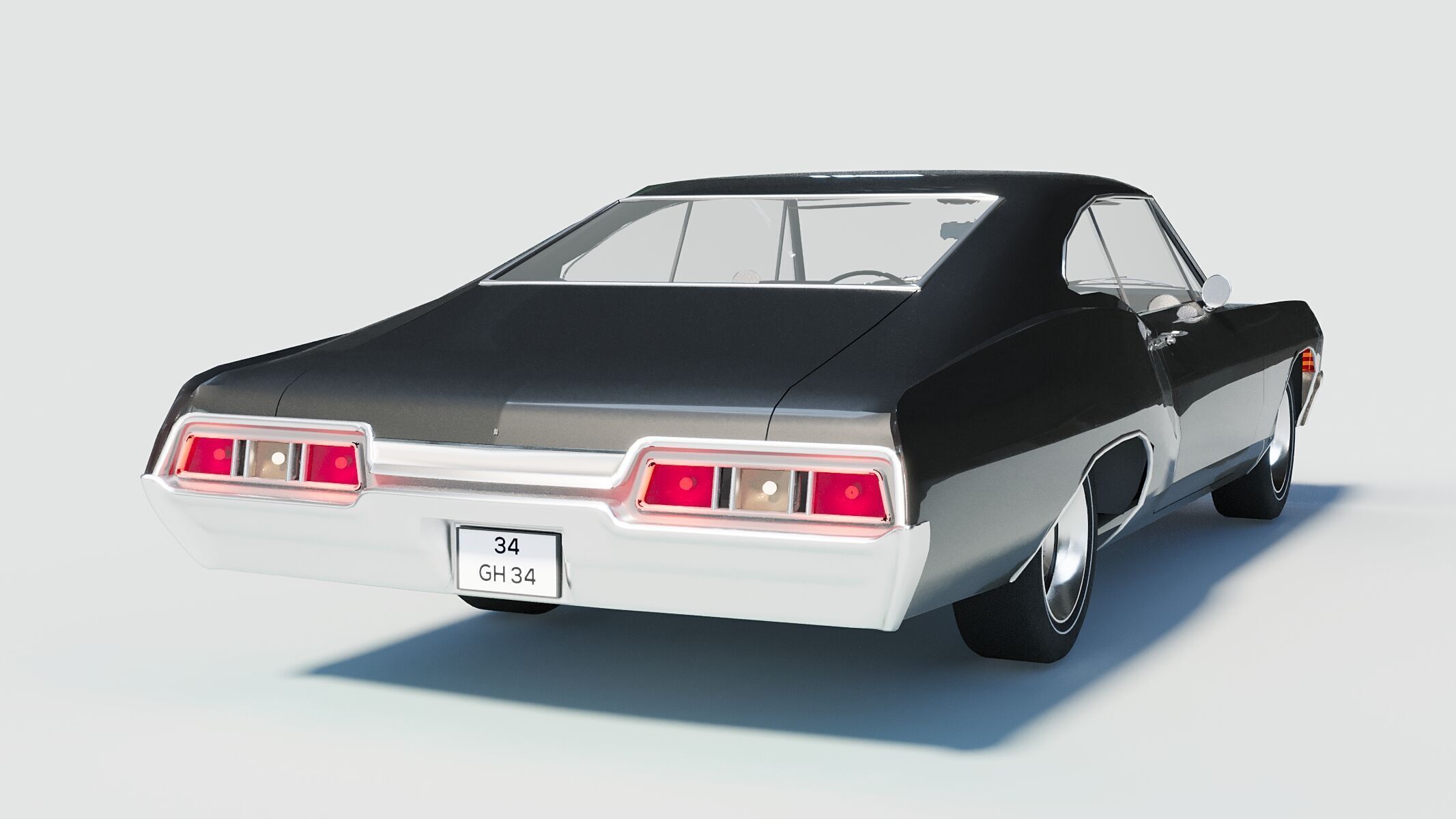 1967 Chevrolet Impala 3D Model for Architectural Visualization  3D model_4
