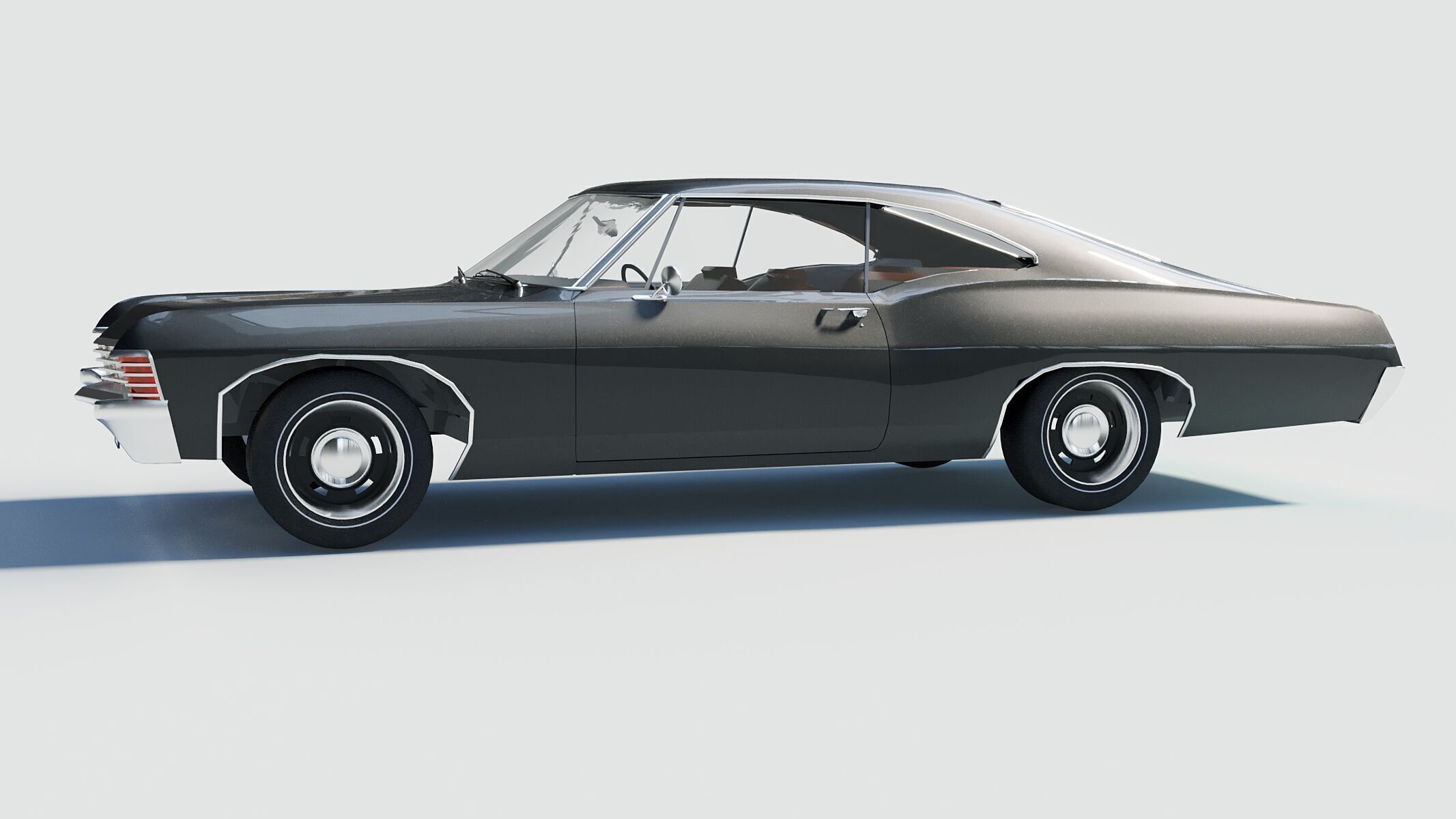 1967 Chevrolet Impala 3D Model for Architectural Visualization  3D model_2