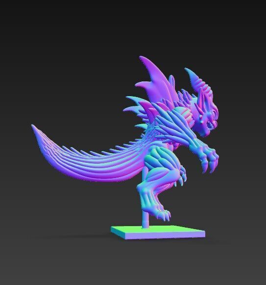 Lord of Shadows  Detailed Fantasy Demon 3D Print Model 3D model_8