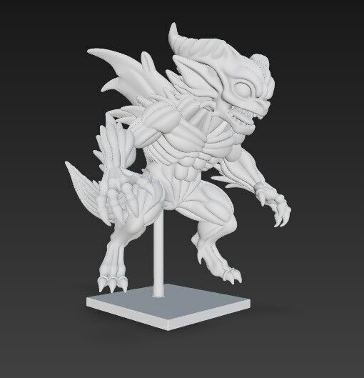 Lord of Shadows  Detailed Fantasy Demon 3D Print Model 3D model_16