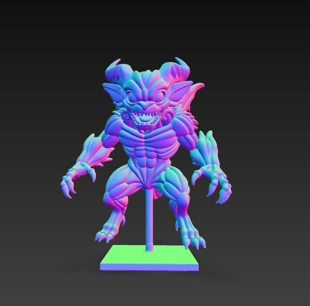 Lord of Shadows  Detailed Fantasy Demon 3D Print Model 3D model_14