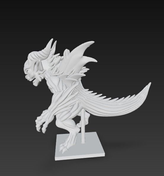 Lord of Shadows  Detailed Fantasy Demon 3D Print Model 3D model_20