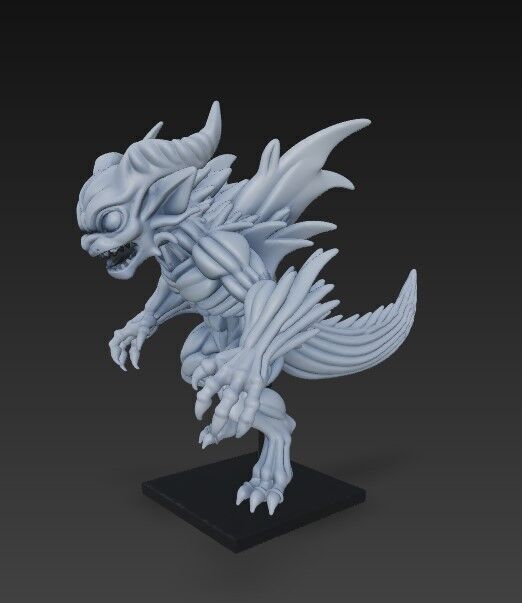 Lord of Shadows  Detailed Fantasy Demon 3D Print Model 3D model_4