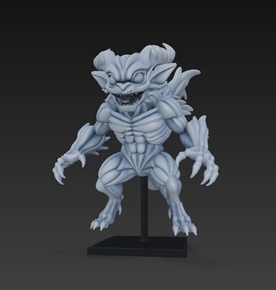 Lord of Shadows  Detailed Fantasy Demon 3D Print Model 3D model_5