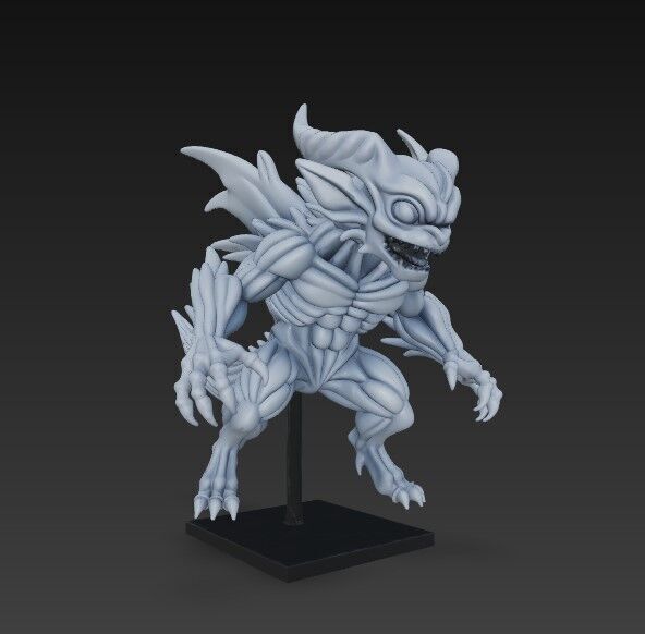 Lord of Shadows  Detailed Fantasy Demon 3D Print Model 3D model_2