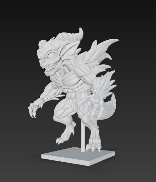Lord of Shadows  Detailed Fantasy Demon 3D Print Model 3D model_21