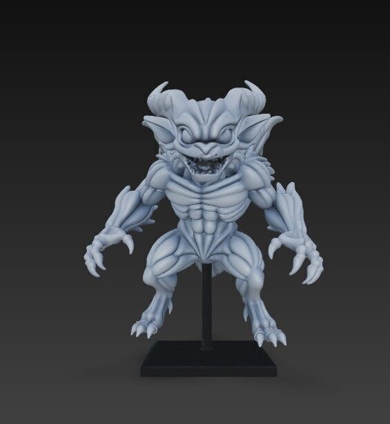 Lord of Shadows  Detailed Fantasy Demon 3D Print Model 3D model_1