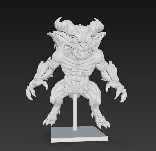 Lord of Shadows  Detailed Fantasy Demon 3D Print Model 3D model_15