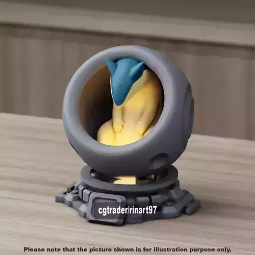 Typhlosion in healing machine pods from pokemon