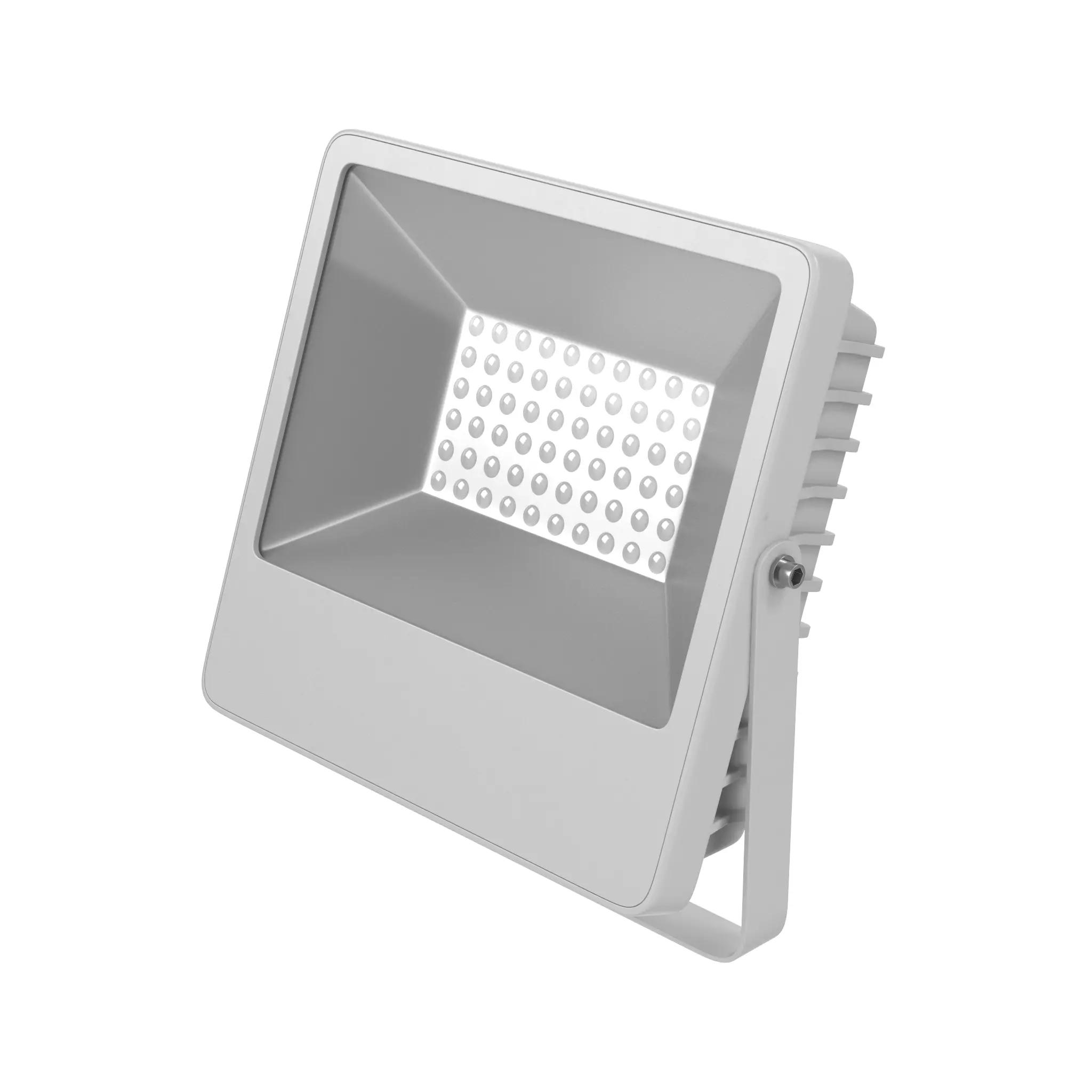 White Flood Light 3D model_0