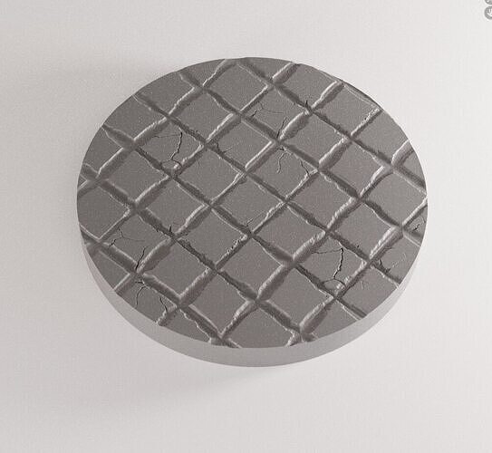 Free Fantasy Base Tiles  25 -32- 40- 50mm  SLA Pre Supported STL Free 3D print model