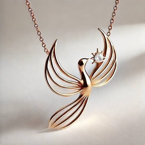 Gold Necklace 3D print model
