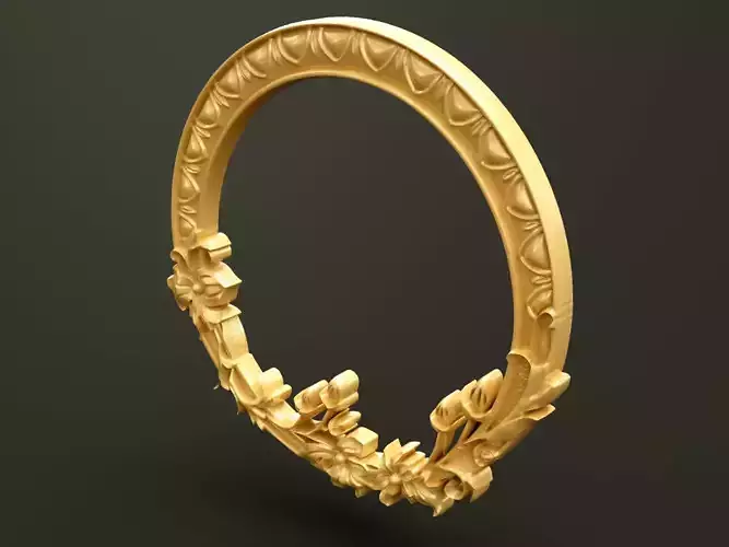 Classic Style Wooden Mirror Frame for CNC