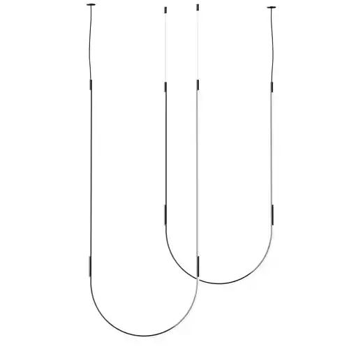 TUBS MODULAR Aluminium pendant lamp By LedsC4