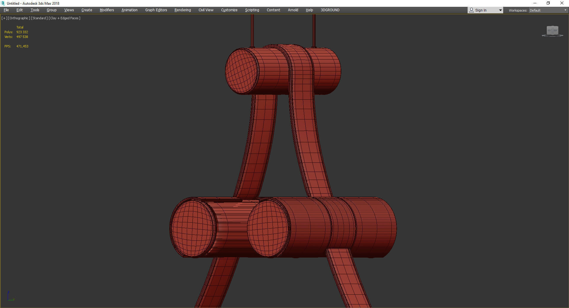 WAVE By BAXTER Low-poly 3D model_6