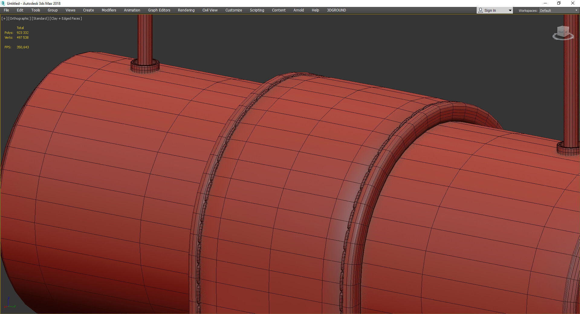 WAVE By BAXTER Low-poly 3D model_7