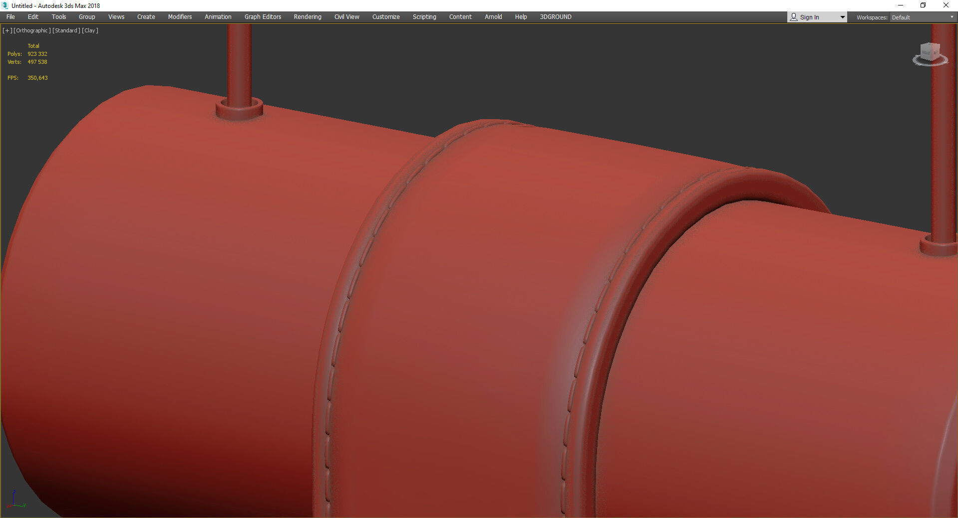 WAVE By BAXTER Low-poly 3D model_8