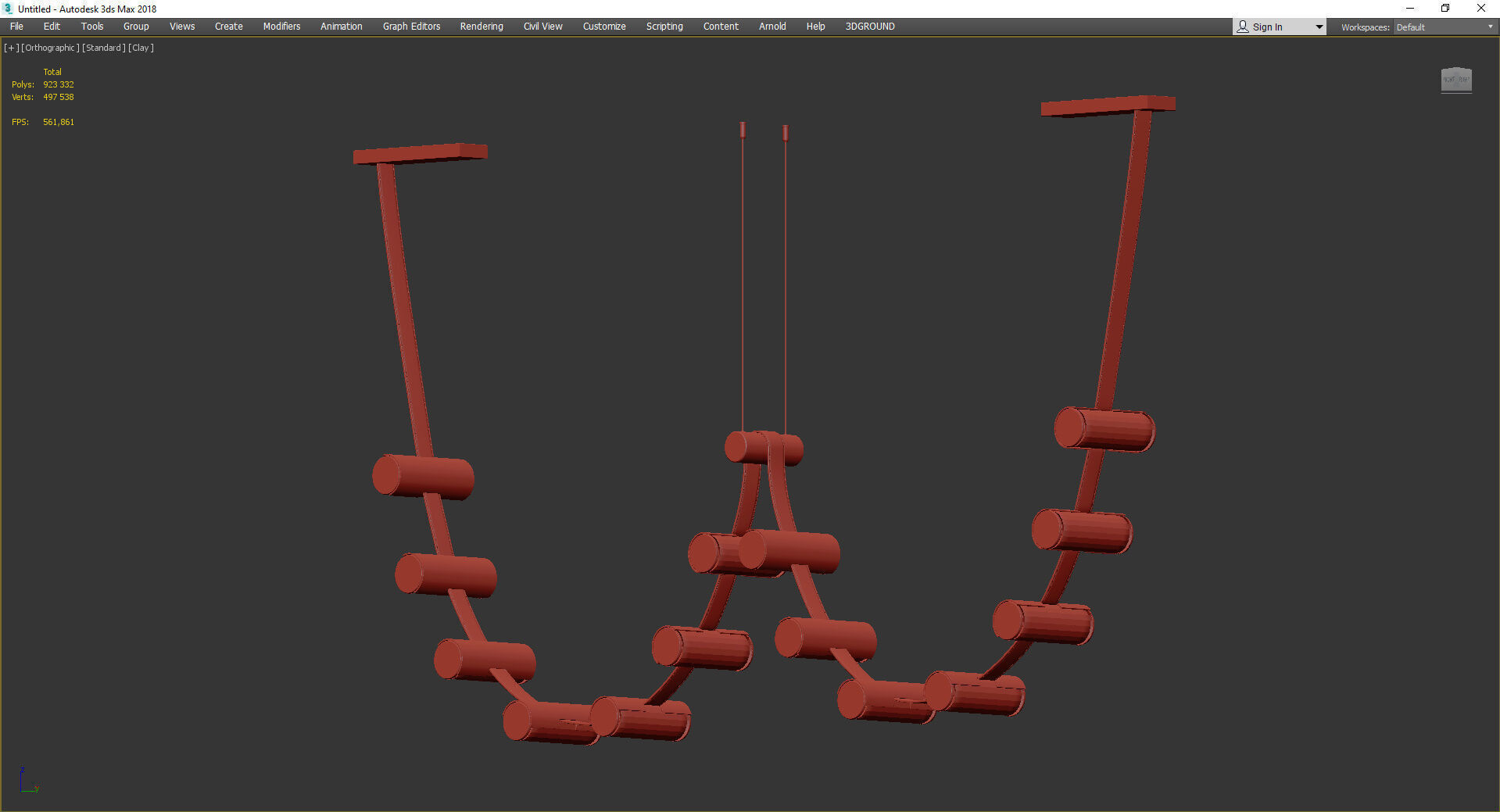 WAVE By BAXTER Low-poly 3D model_4