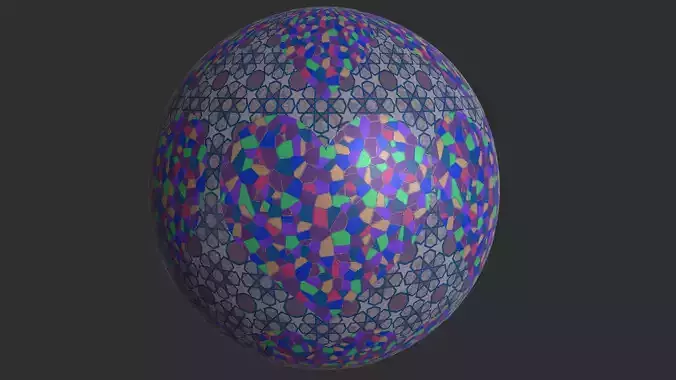 Patterned Marble Tiles 4k Pbr Textures