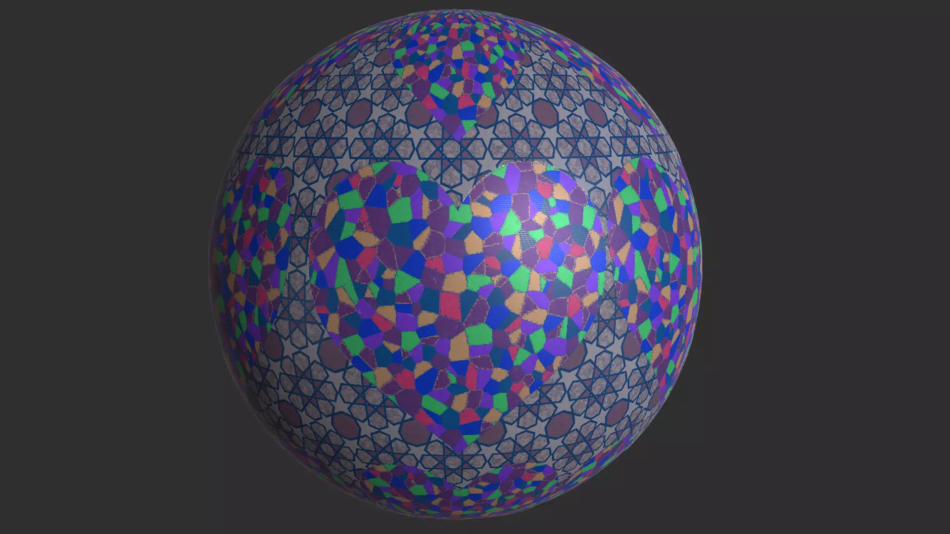 Patterned Marble Tiles 4k Pbr Textures Texture_0