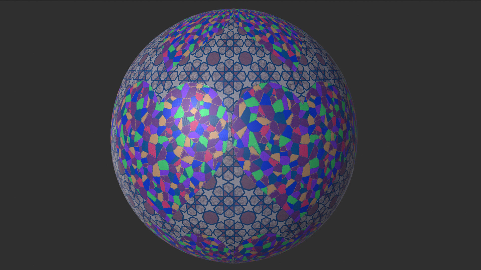 Patterned Marble Tiles 4k Pbr Textures Texture_1