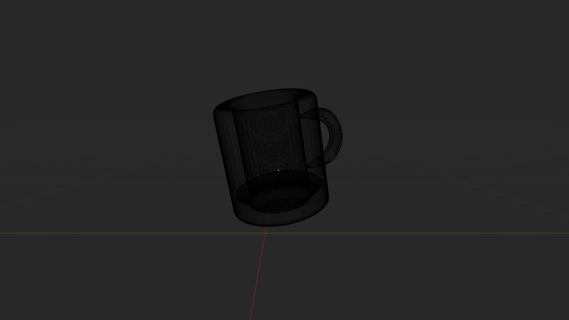 Animated Chrome Mug Shader - Low Poly PBR Blender GLTF FBX OBJ Low-poly 3D model_6