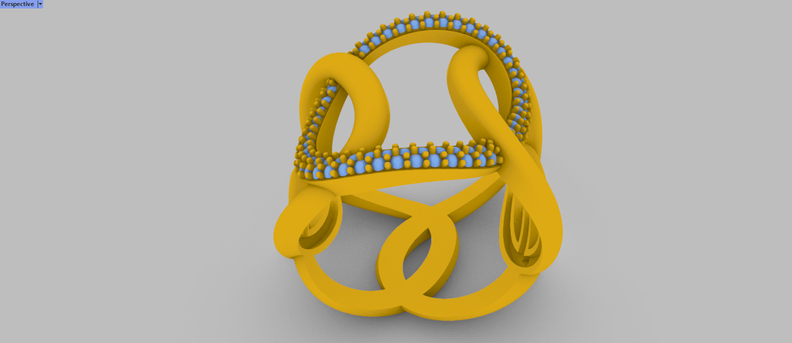 Women Ring 3D print model C 92 3D print model_34