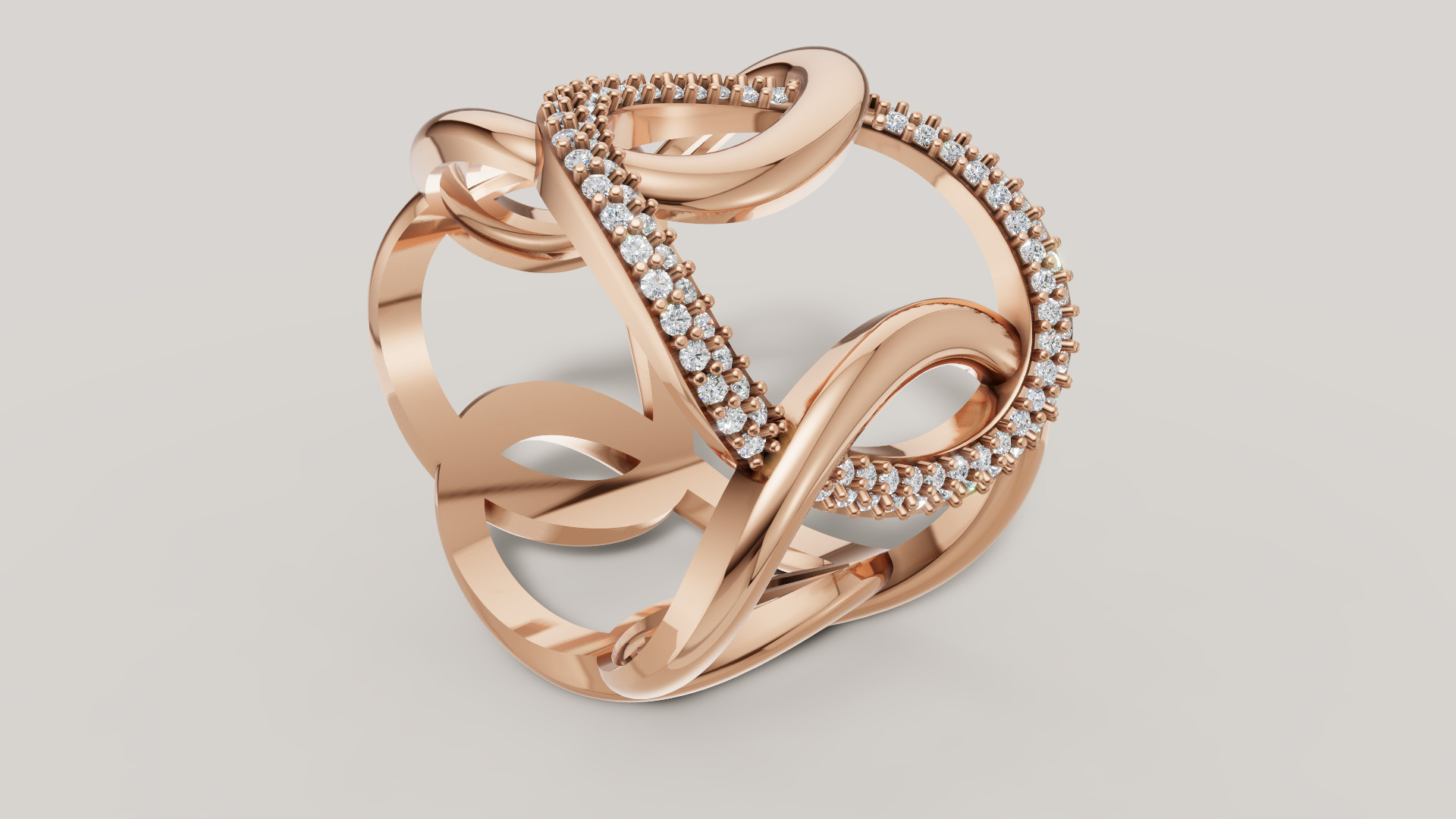 Women Ring 3D print model C 92 3D print model_27
