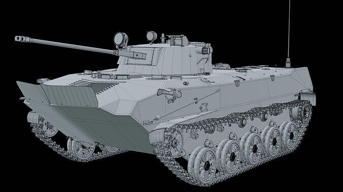 BMD-2 Base Mesh 3D model