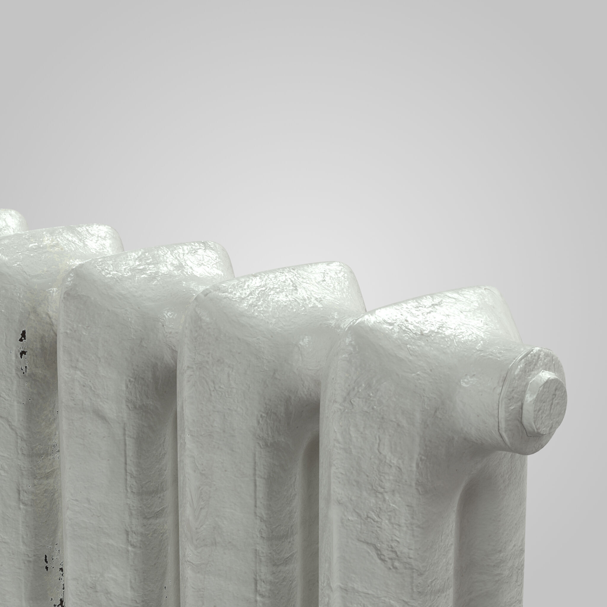 Old Radiator Low-poly 3D model_6