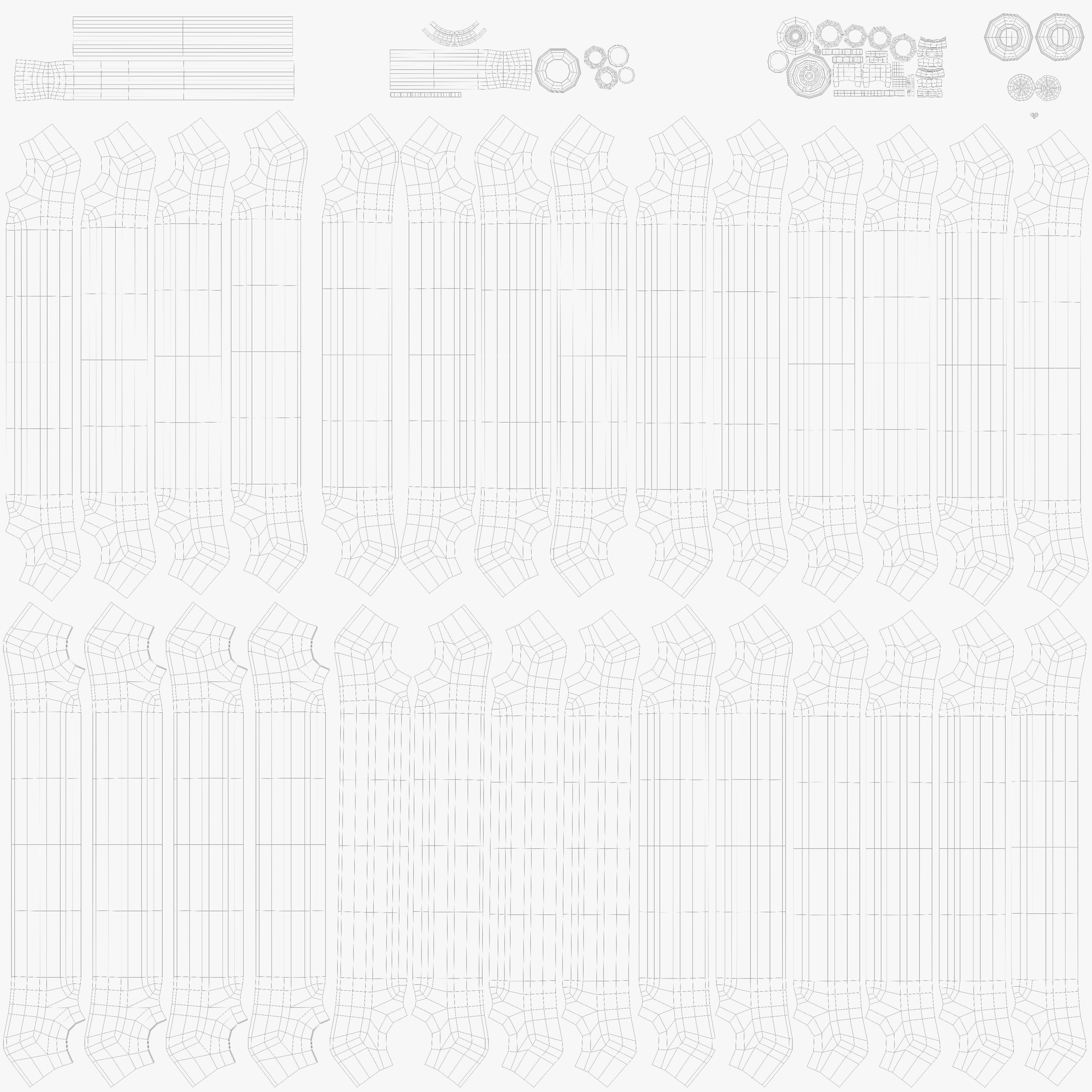 Old Radiator Low-poly 3D model_12