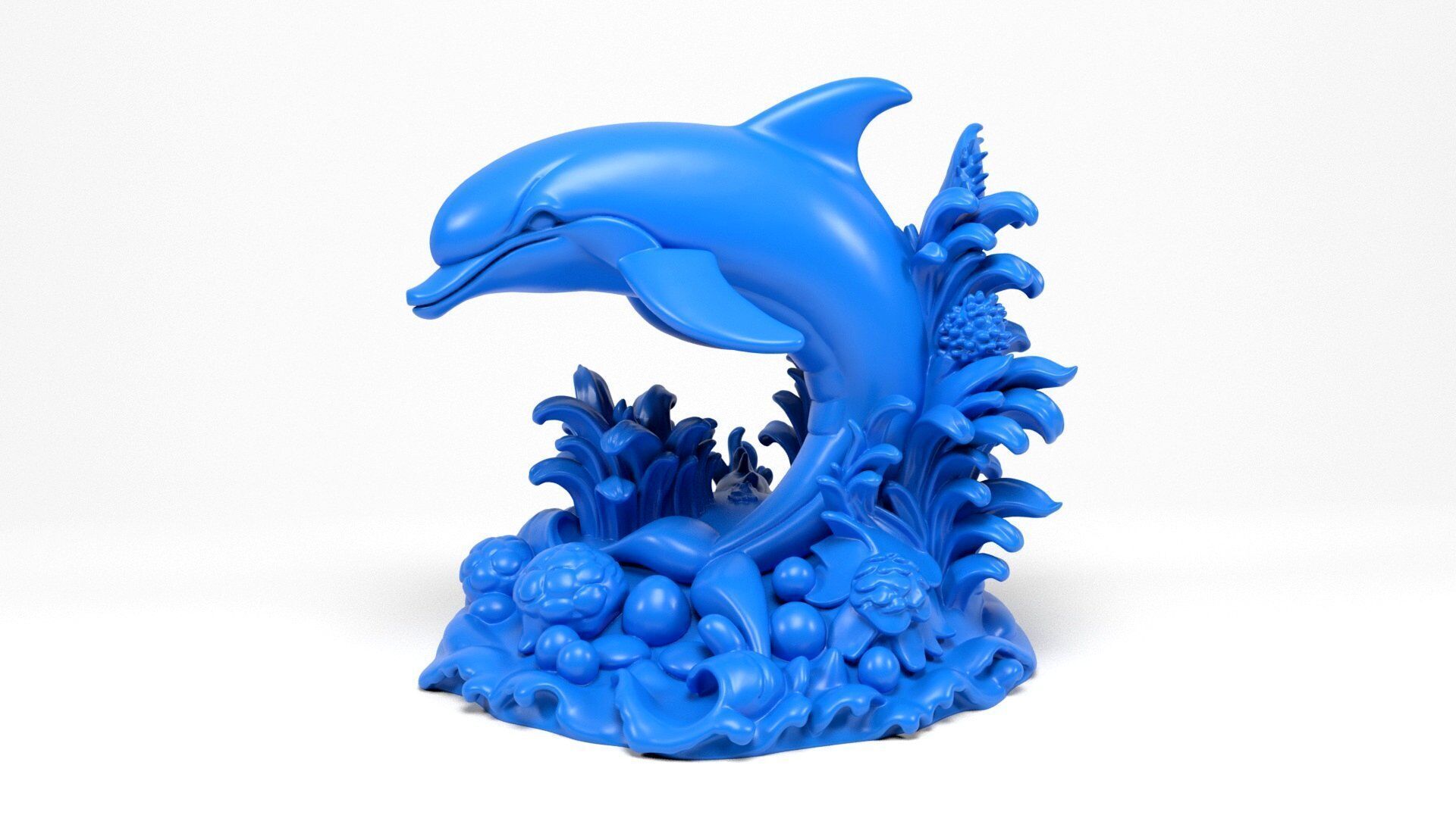 Dolphin Figurine 3D print model_1