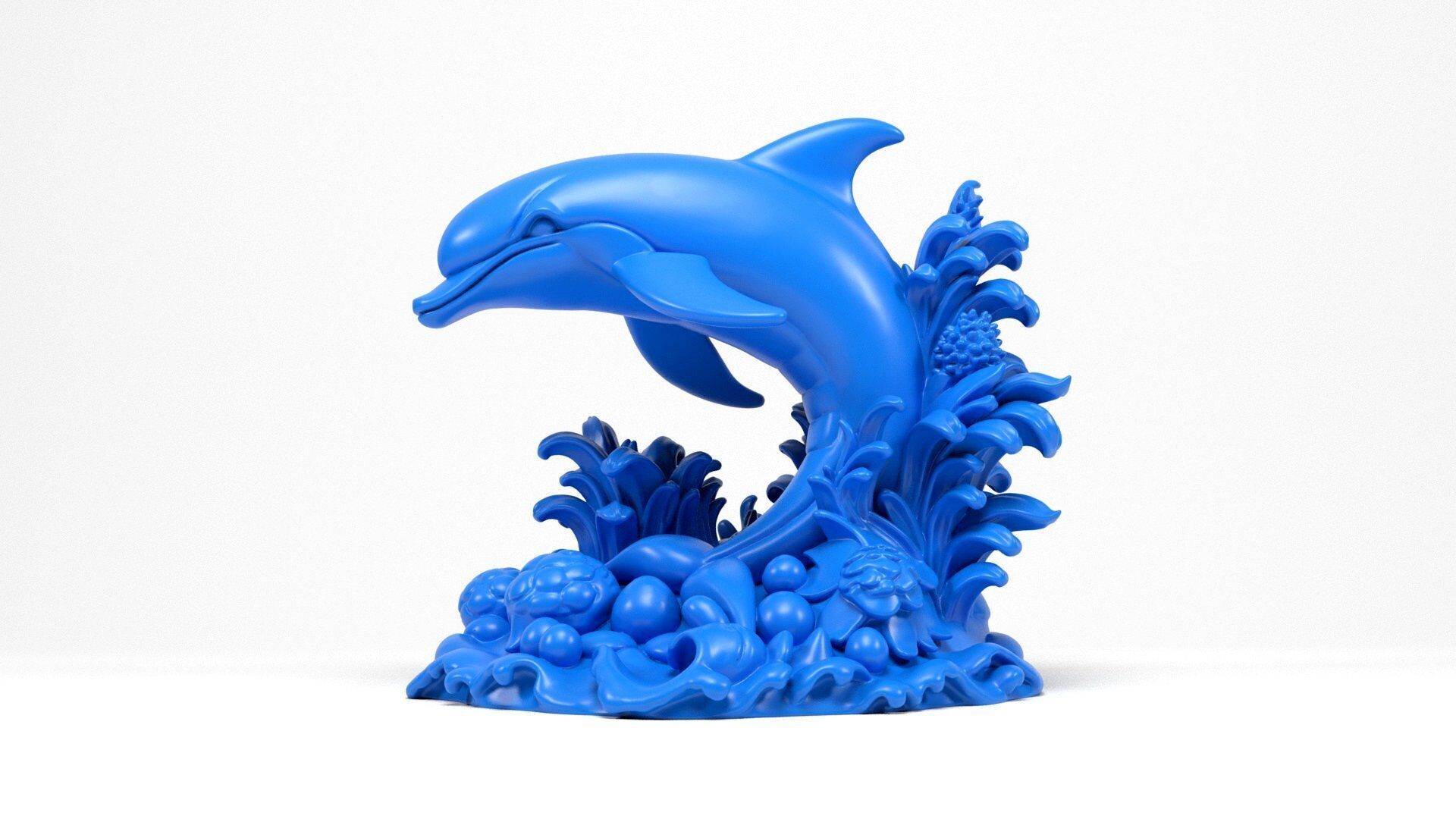 Dolphin Figurine 3D print model_6