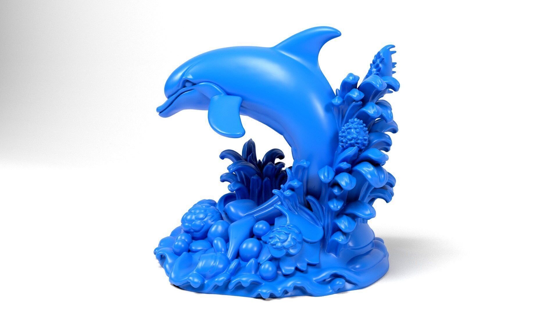 Dolphin Figurine 3D print model_5