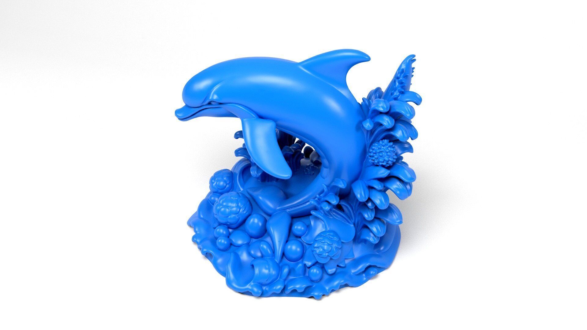 Dolphin Figurine 3D print model_3