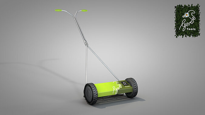 Garden Manual Lawn Mower 3D model