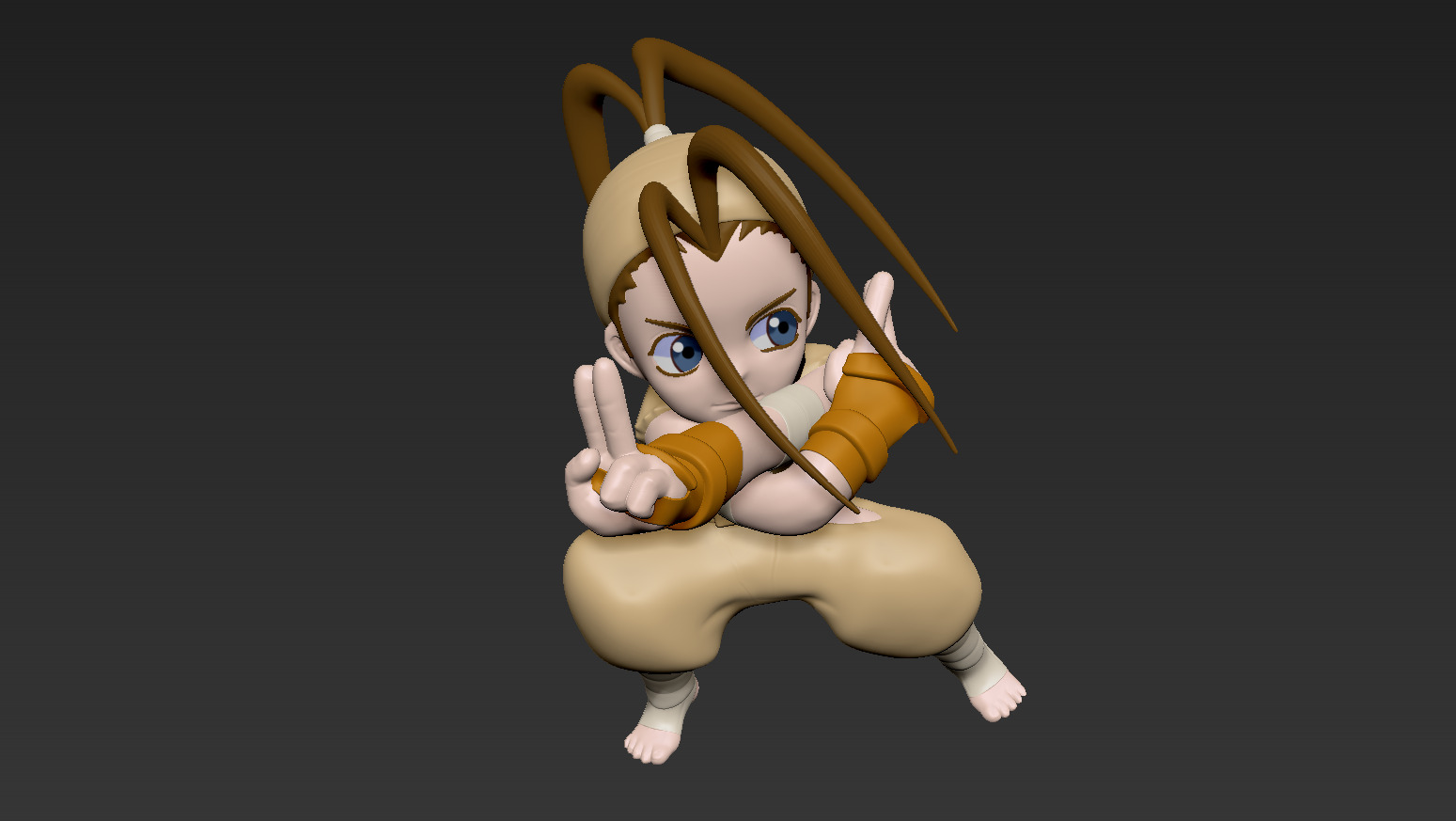 Ibuki - Super Gem Fighter Mini Mix Style 3D print model_4