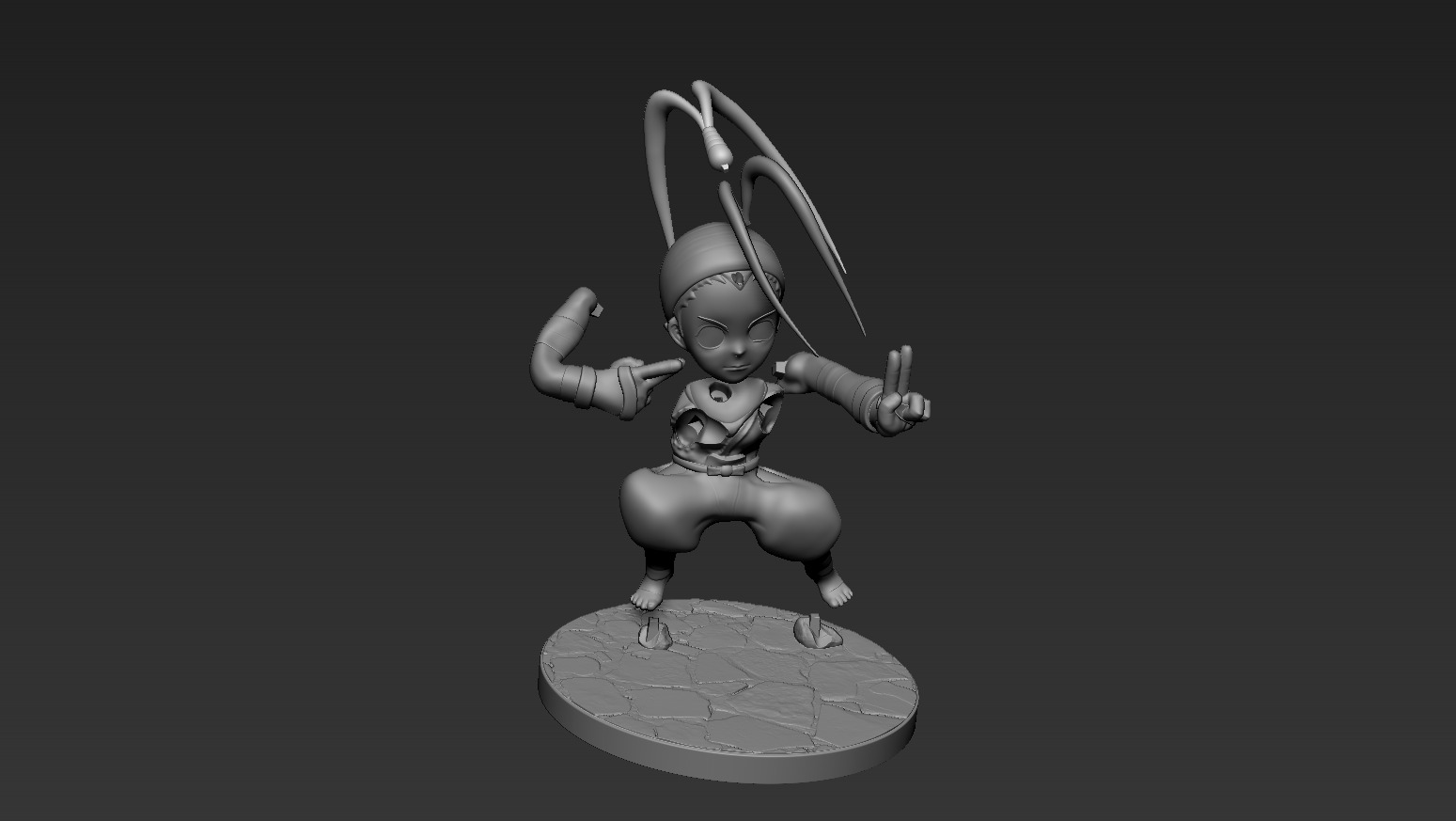 Ibuki - Super Gem Fighter Mini Mix Style 3D print model_9